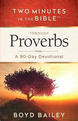 two minutes in the bible through proverbs a 90 day devotional Kindle Editon